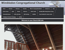 Tablet Screenshot of dundonaldcongregational.org.uk